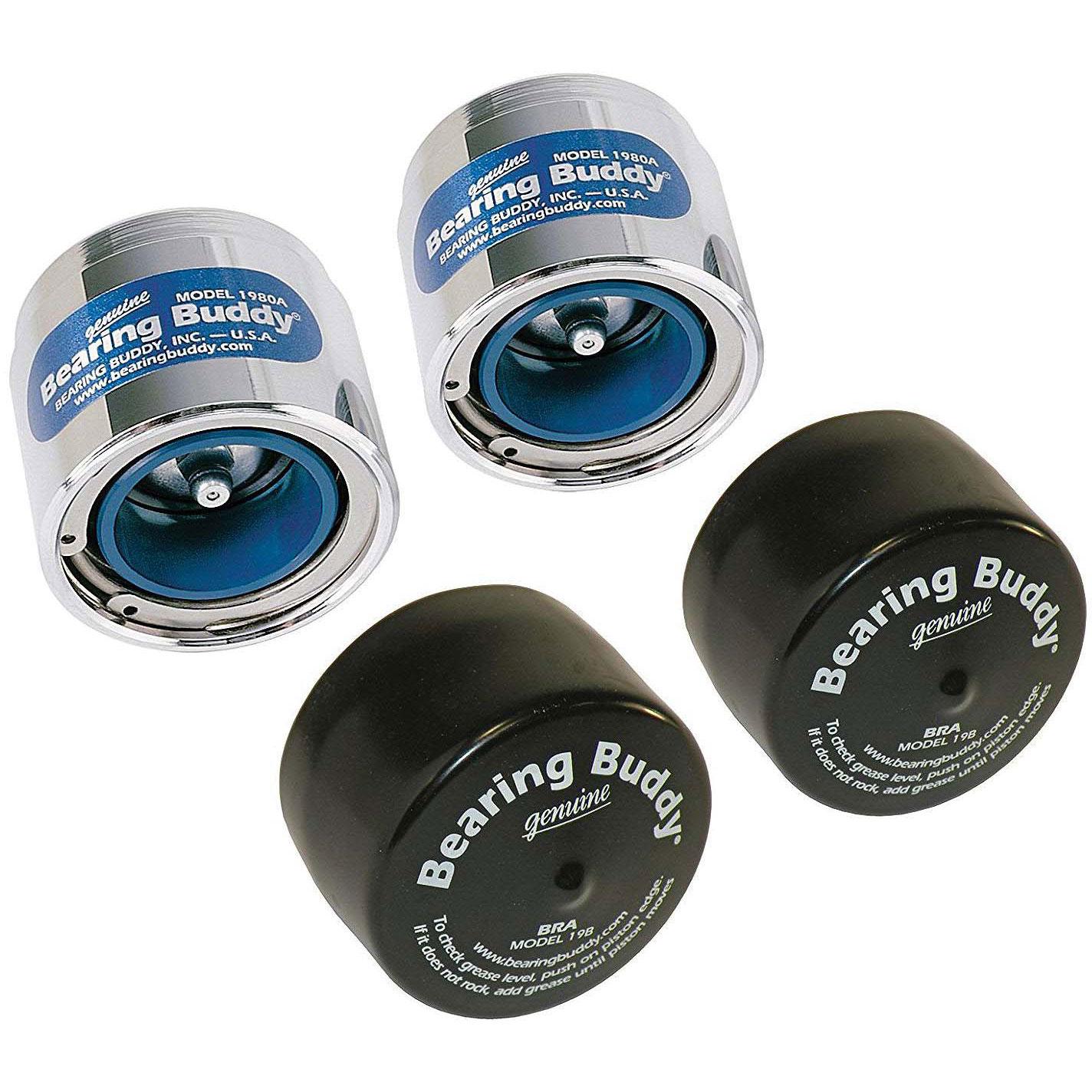Bearing Buddy With Bra - Chrome Plated Brass